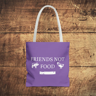 Friends Not Food Tote Bag Printify