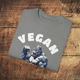 Vegan Gains Garment-Dyed T-shirt Printify