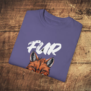 Fur Kills Garment-Dyed T-shirt Printify