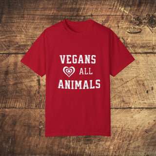 Vegan Garment-Dyed T-shirt Printify