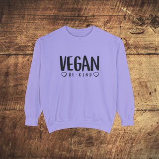 Vegan Garment-Dyed Sweatshirt Printify