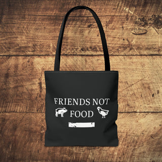 Friends Not Food Tote Bag Printify