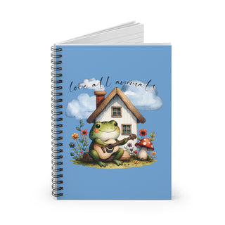 Love All Animals Spiral Notebook - Ruled Line