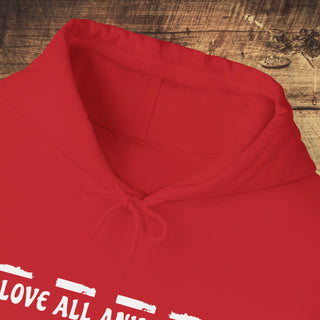 Love All Animals Heavy Blend™ Hooded Sweatshirt Printify