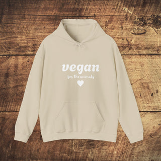 Vegan For The Animals Heavy Blend™ Hooded Sweatshirt Printify