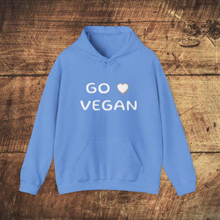 Go Vegan Heavy Blend™ Hooded Sweatshirt Printify