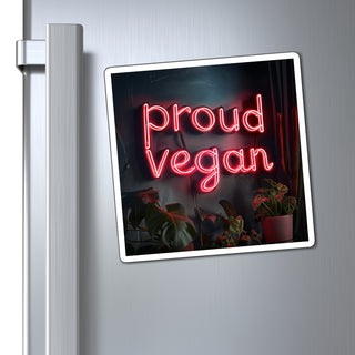 Proud Vegan Magnet Printify