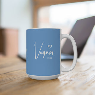 Vegan Girl Coffee Mug 15oz