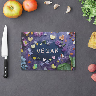 Vegan Tempered Glass Cutting Board Printify