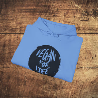 Vegan For Life Heavy Blend™ Hooded Sweatshirt Printify