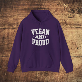 Vegan and Proud Heavy Blend™ Hooded Sweatshirt Printify