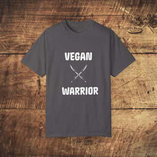 Vegan Warrior Garment-Dyed T-shirt Printify