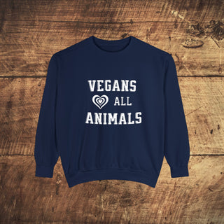 Vegan Garment-Dyed Sweatshirt Printify