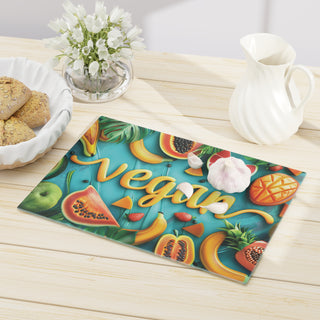 Vegan Tempered Glass Cutting Board Printify