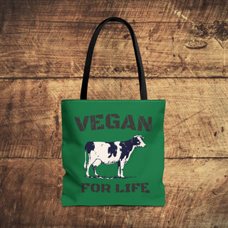 Vegan For Life Tote Bag Printify