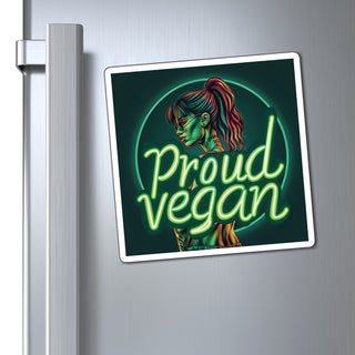 Proud Vegan Magnet Printify