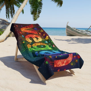 Vegan Beach Towel Printify