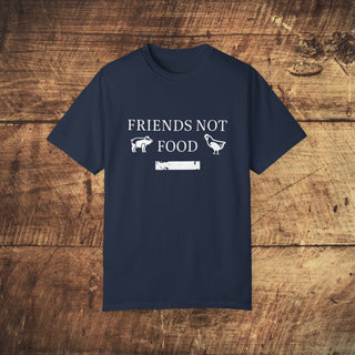 Friends Not Food Garment-Dyed T-shirt Printify