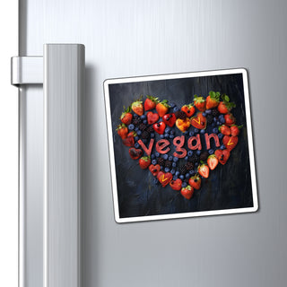 Vegan Heart Magnet Printify