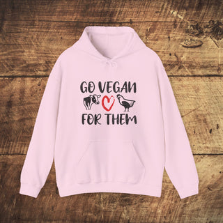 Go Vegan Heavy Blend™ Hooded Sweatshirt Printify