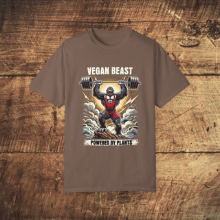 Vegan Beast Unisex Garment-Dyed T-shirt