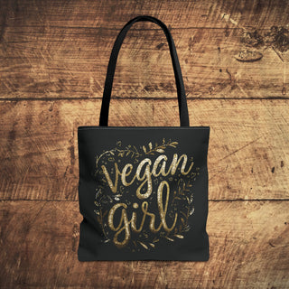 Vegan Girl Tote Bag Printify