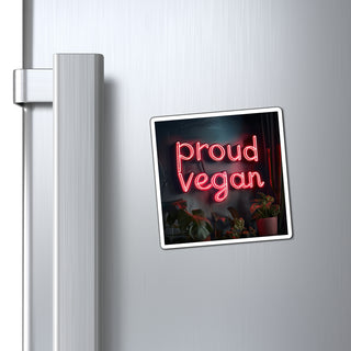 Proud Vegan Magnet Printify