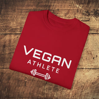 Vegan Athlete Garment-Dyed T-shirt Printify