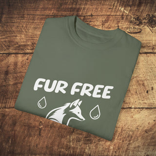 Fur Free For Me Garment-Dyed T-shirt Printify