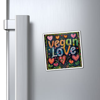 Vegan Love Magnet Printify