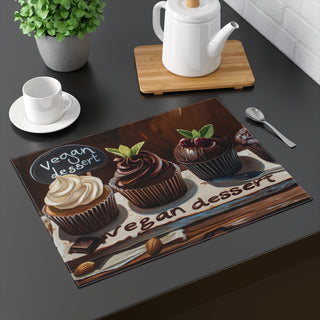 Vegan Dessert Placemat, 1pc Printify