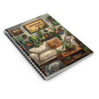 Plant-Based Home Spiral Notebook - Ruled Line Printify