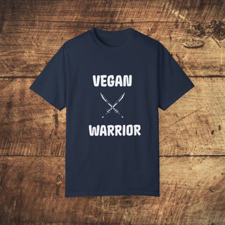 Vegan Warrior Garment-Dyed T-shirt Printify