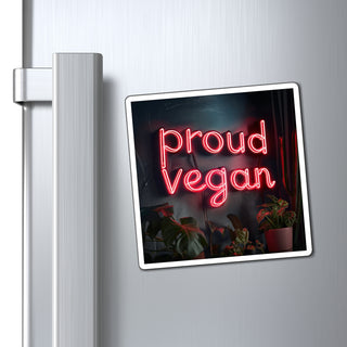 Proud Vegan Magnet Printify