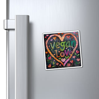 Vegan Love Magnet Printify