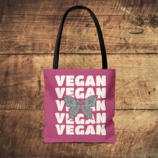 Vegan Butterfly Tote Bag Printify