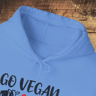 Go Vegan Heavy Blend™ Hooded Sweatshirt Printify