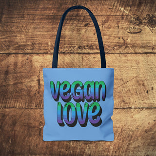 Vegan Love Tote Bag Printify