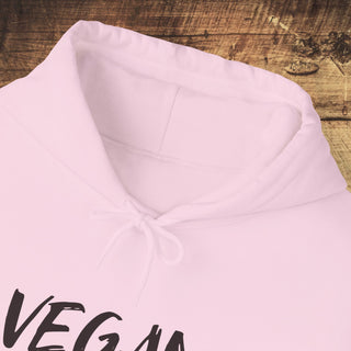 Vegan Girl Heavy Blend™ Hooded Sweatshirt Printify