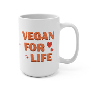 Vegan For Life Coffee Mug 15oz Printify