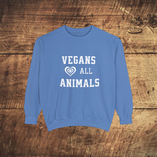 Vegan Garment-Dyed Sweatshirt Printify