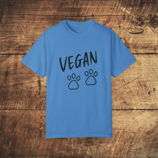 Vegan Paws Garment-Dyed T-shirt Printify