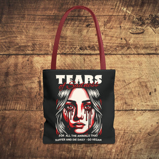 Tears of Sadness Tote Bag Printify