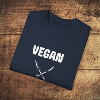 Vegan Warrior Garment-Dyed T-shirt Printify