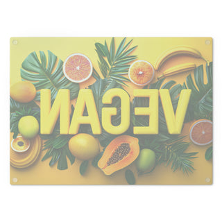 Vegan Tempered Glass Cutting Board Printify