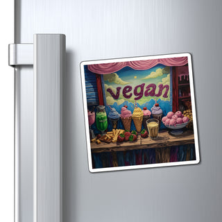 Vegan Ice Cream Magnet Printify