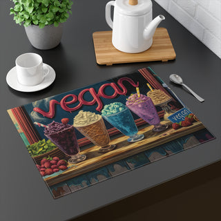 Vegan Ice Cream Placemat, 1pc Printify