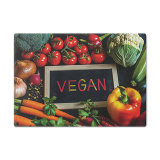 Vegan Tempered Glass Cutting Board Printify