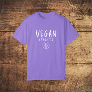 Vegan Athlete Garment-Dyed T-shirt Printify