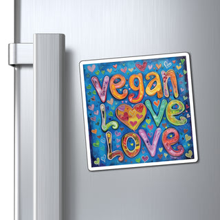 Vegan Love Magnet Printify